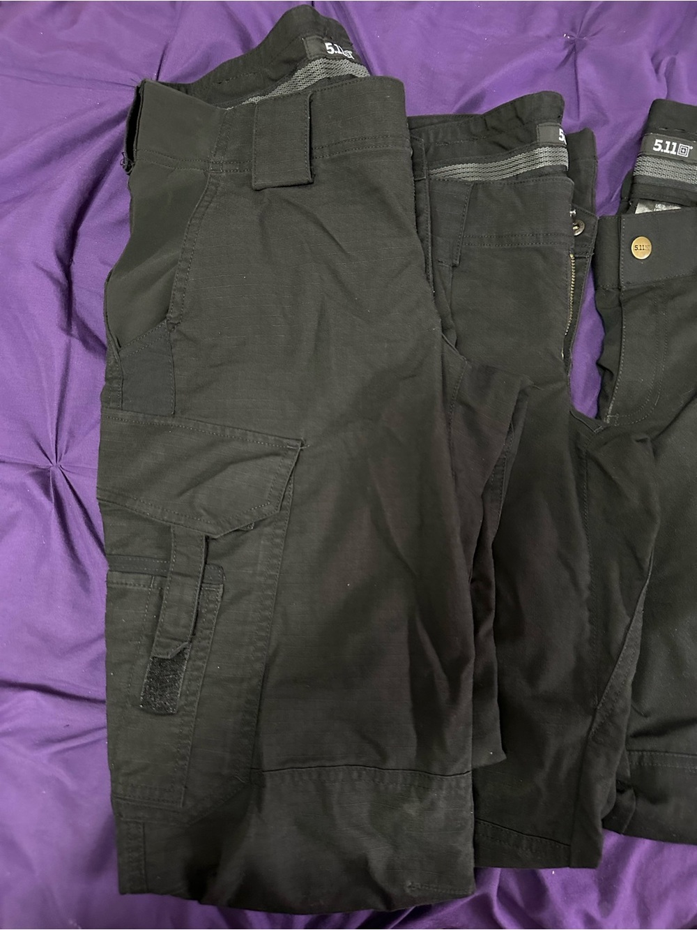 5.11 Tactical Black Men's Cargo Pants with Utility Pockets
